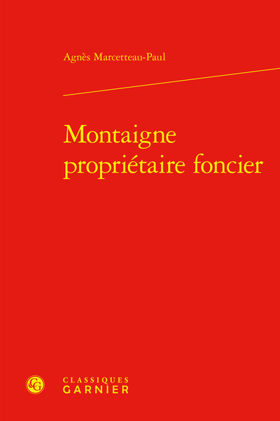 Picture of Montaigne propriétaire foncier
