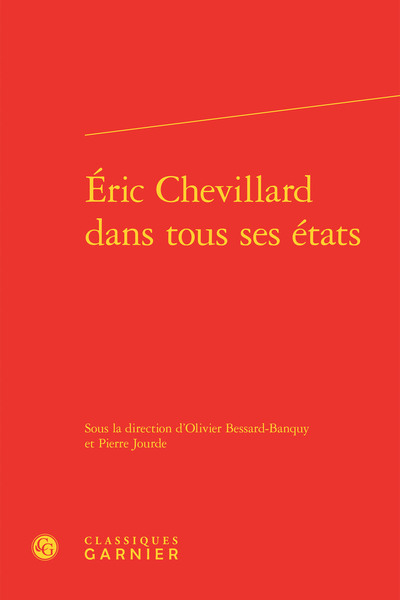 Image de Éric Chevillard dans tous ses états