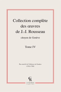 Image de Collection complète des oeuvres de J.-J. Rousseau, Citoyen de Genève