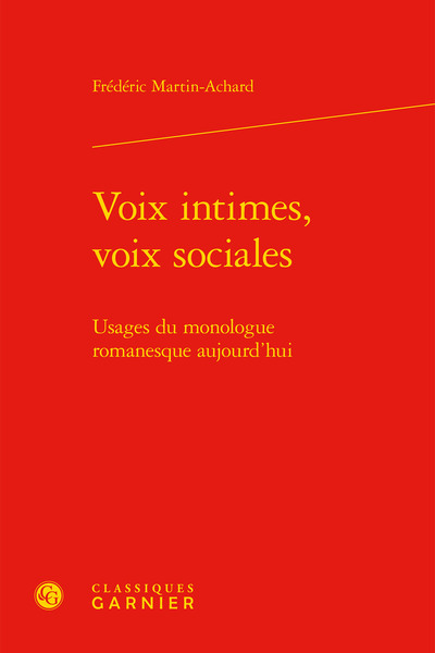 Image de Voix intimes, voix sociales
