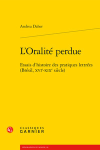 Image de L'Oralité perdue