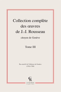 Image de Collection complète des oeuvres de J.-J. Rousseau, Citoyen de Genève