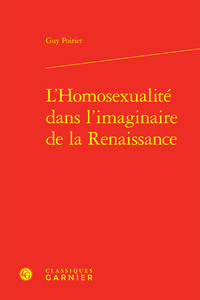 Picture of L'Homosexualité dans l'imaginaire de la Renaissance