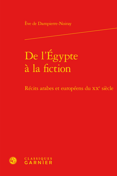 Image de De l'Égypte à la fiction