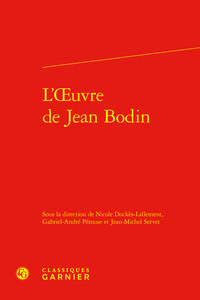 Picture of L'oeuvre de Jean Bodin