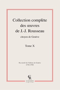 Image de Collection complète des oeuvres de J.-J. Rousseau, Citoyen de Genève