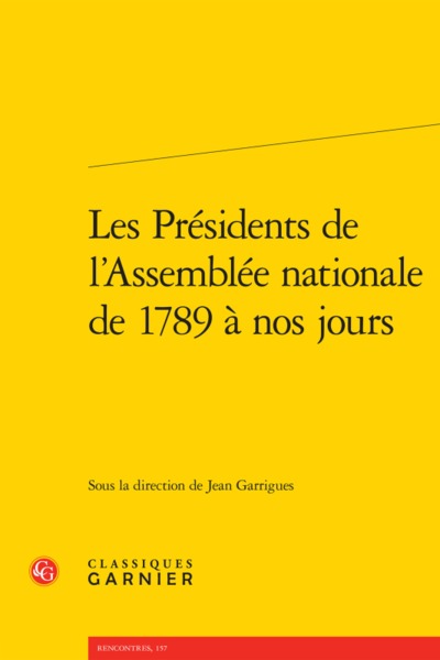 Picture of Les Présidents de l'Assemblée nationale de 1789 à nos jours