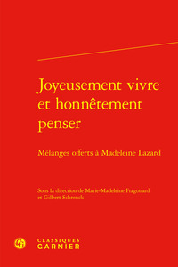 Picture of Joyeusement vivre et honnêtement penser