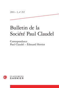 Image de Bulletin de la Société Paul Claudel