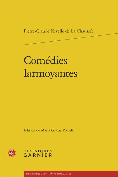 Image de Comédies larmoyantes