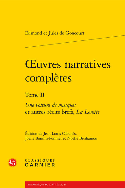 Image de oeuvres narratives complètes