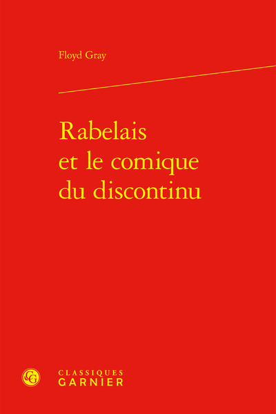 Picture of Rabelais et le comique du discontinu
