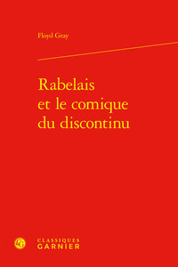 Picture of Rabelais et le comique du discontinu