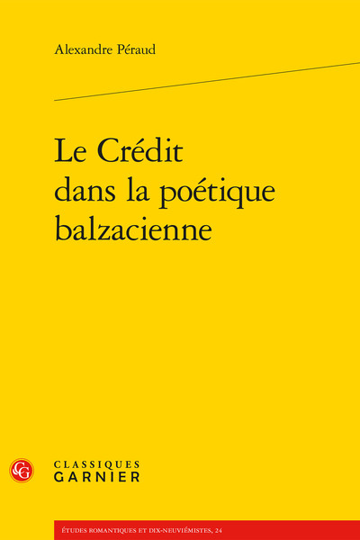Image de Le Crédit dans la poétique balzacienne