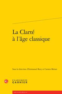 Picture of La Clarté à l'âge classique