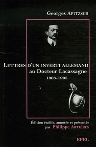Image de LETTRES D UN INVERTI ALLEMAND EDITEES PAR PHILIPPE ARTIERES