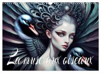 Image de La muse aux oiseaux (Calendrier mural 2027 DIN A3 vertical), CALVENDO calendrier mensuel