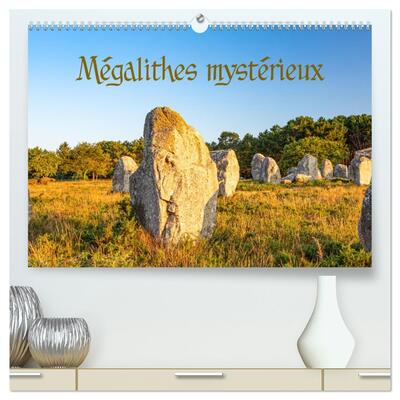 Picture of Mégalithes mystérieux (Calendrier mural haut de gamme 2027 DIN A2 vertical), CALVENDO calendrier mensuel