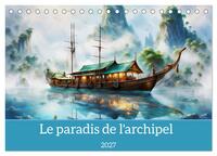 Image de Le paradis de l'archipel (Calendrier de bureau 2027 DIN A5 vertical), CALVENDO calendrier mensuel