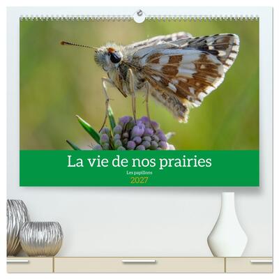 Picture of La vie de nos prairie, les papillons (Calendrier mural haut de gamme 2027 DIN A2 vertical), CALVENDO calendrier mensuel