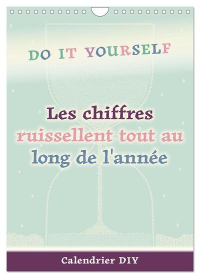 Image de Les chiffres ruissellent tout au long de l'année (Calendrier mural 2027 DIN A4 horizontal), CALVENDO calendrier mensuel