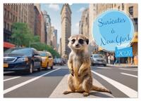Picture of Suricates à New York (Calendrier mural 2027 DIN A2 vertical), CALVENDO calendrier mensuel