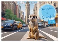 Picture of Suricates à New York (Calendrier de bureau 2027 DIN A5 vertical), CALVENDO calendrier mensuel