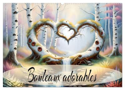 Image de Bouleaux adorables (Calendrier mural 2027 DIN A2 vertical), CALVENDO calendrier mensuel