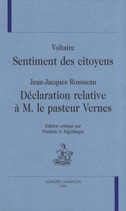 Picture of Sentiment des citoyens - Déclaration  relative à M. le pasteur Vernes