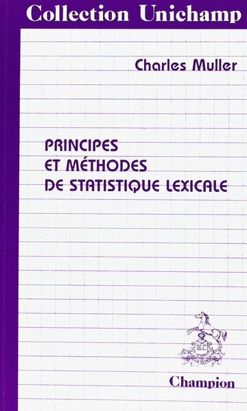 Picture of Principes et méthodes de statistique lexicale