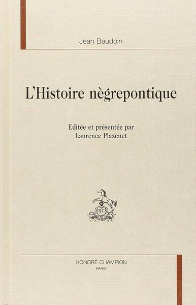 Image de L'histoire nègrepontique