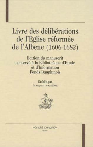 Image de Livre des délibérations de l'Église réformée de L'Albenc - 1606-1682