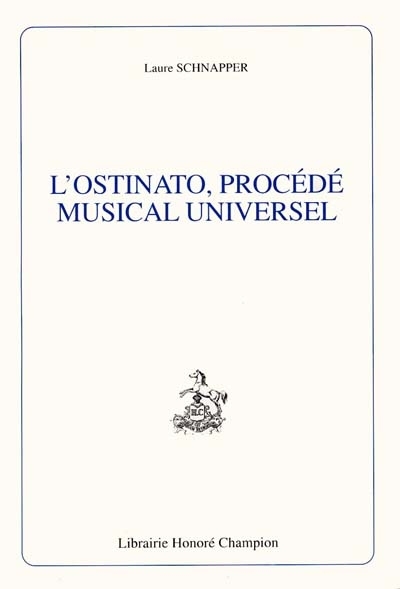 Picture of L'ostinato, procédé musical universel