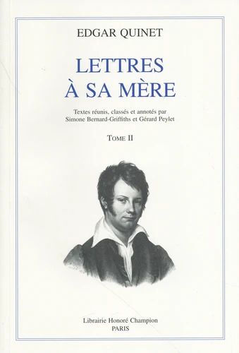 Picture of Lettres à sa mère T2 : 1821-1825