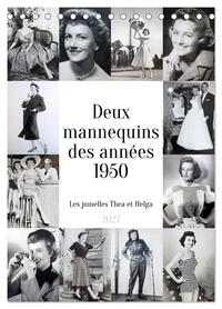 Image de Deux mannequins des années 1950 - Les jumelles Thea et Helga (Calendrier de bureau 2027 DIN A5 horizontal), CALVENDO calendrier mensuel