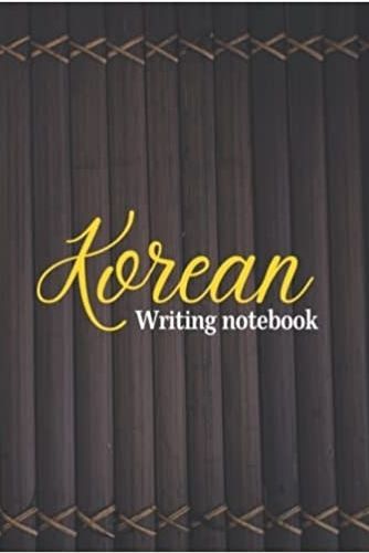 Image de Korean writing notebook
