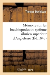 Picture of Mémoire sur les brachiopodes du système silurien supérieur d'Angleterre