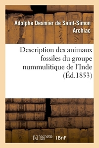 Picture of Description des animaux fossiles du groupe nummulitique de l'Inde