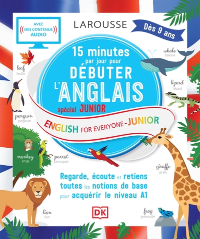 Image de 15 minutes par jour pour débuter l'anglais spécial junior