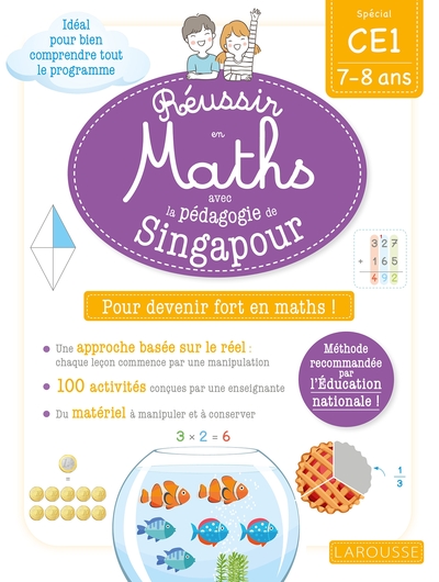 Picture of Réussir en maths avec Singapour CE1