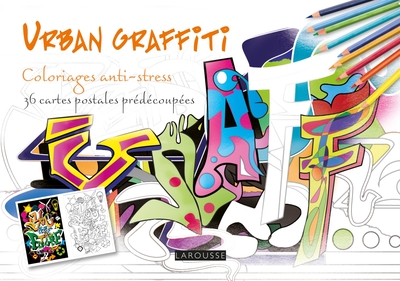 Image de URBAN GRAFFITI coloriages cartes postales