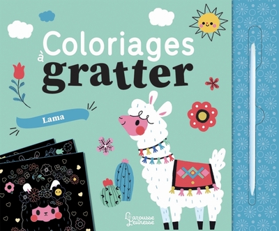 Image de Coloriages à gratter : les lamas
