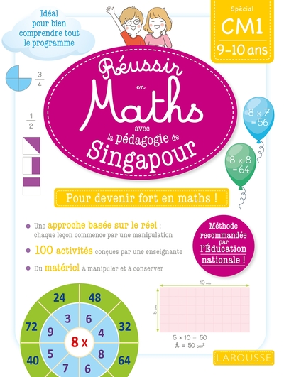 Picture of Réussir en maths avec Singapour CM1