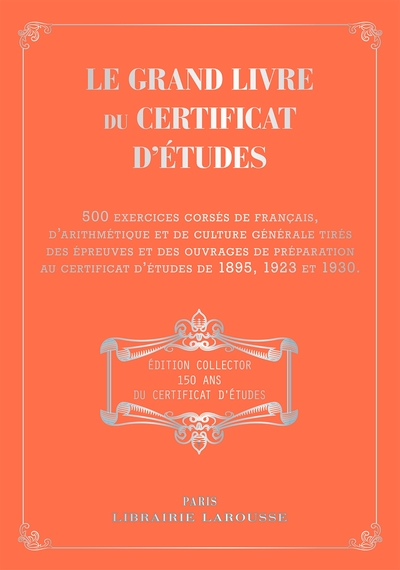 Image de Le grand livre du certificat d'études