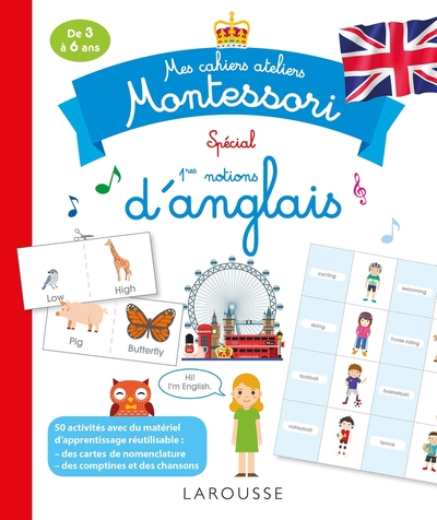 Picture of Mes cahiers ateliers Montessori spécial 1ères notions d' anglais