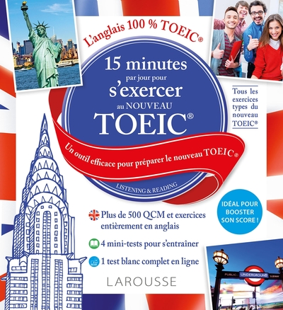 Image de 15 minutes par jour pour s'exercer AU TOEIC