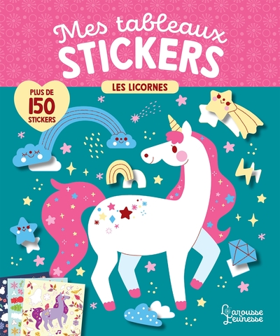 Image de Mes tableaux stickers - Les licornes
