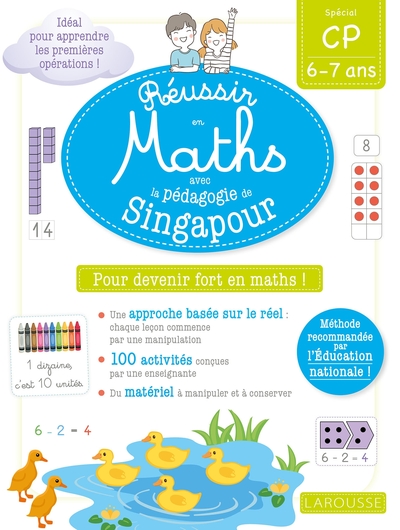Picture of Réussir en maths avec Montessori et la pédagogie de Singapour CP