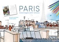 Picture of Paris carnet coloriages cartes postales