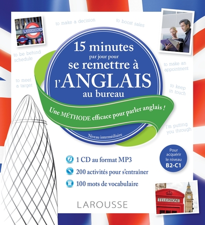 Picture of 15 minutes par jour pour se remettre à l'anglais au bureau + CD